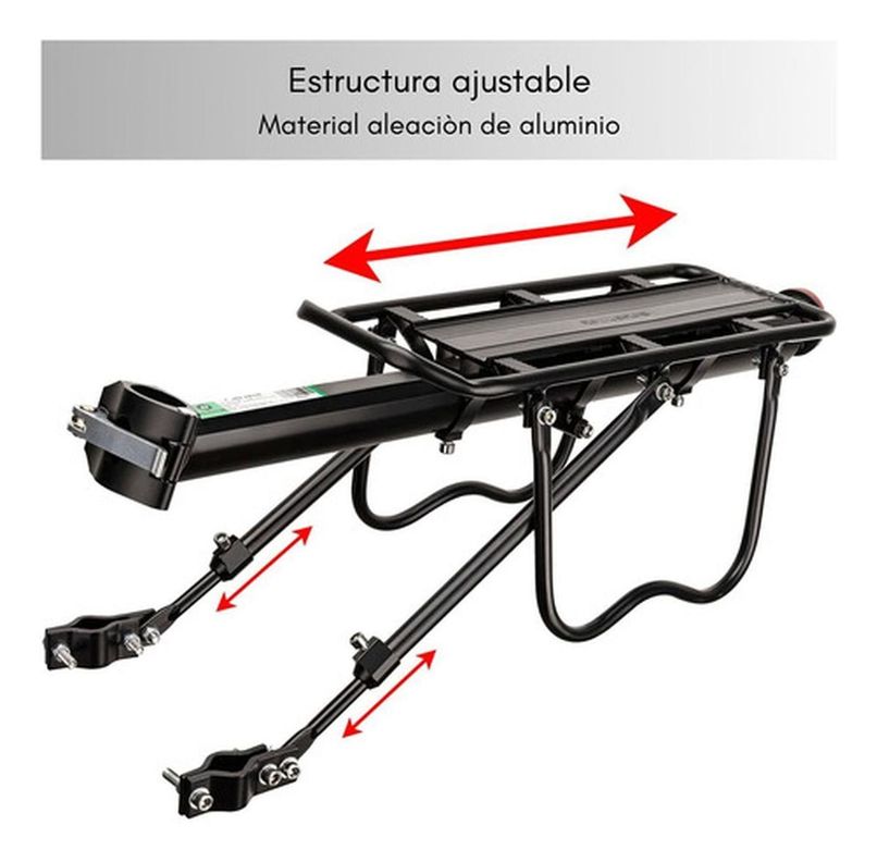 Parrilla Bicicleta Con O Sin Disco Porta Alforjas - Norplat-3