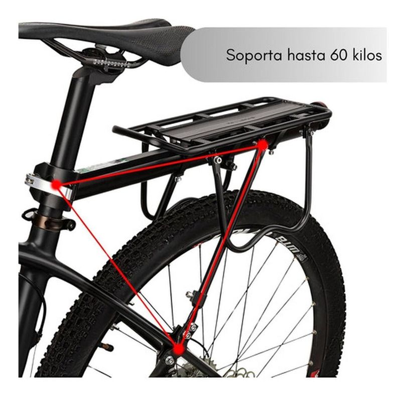 Parrilla Bicicleta Con O Sin Disco Porta Alforjas - Norplat-5