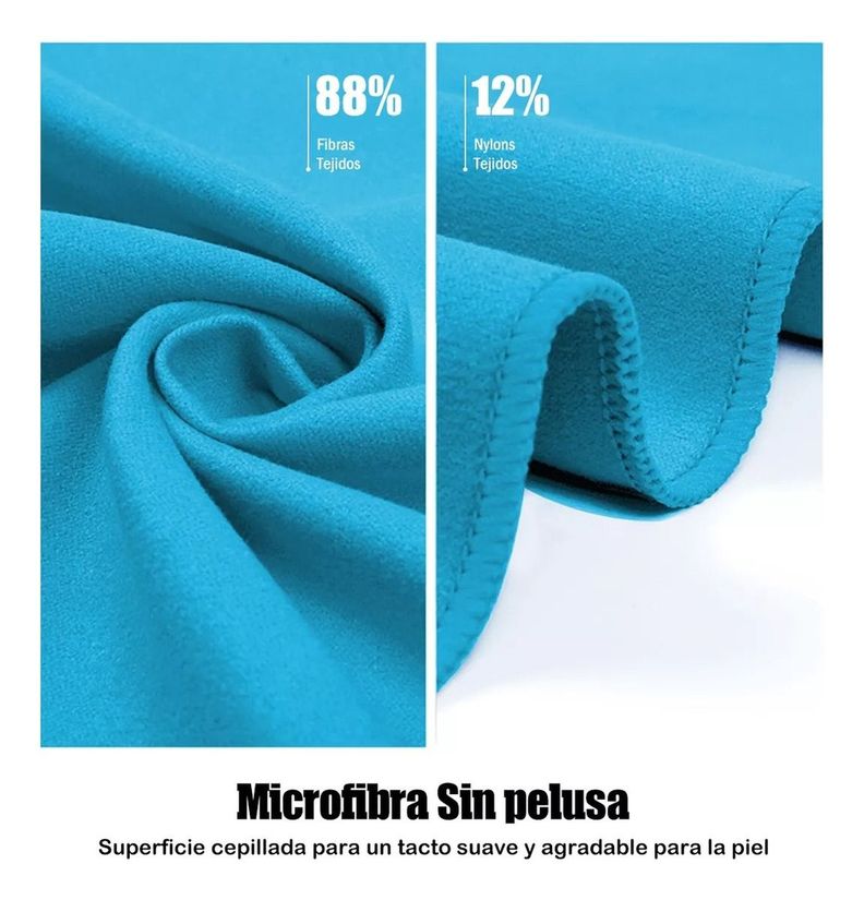 Toalla De Deporte Microfibra Set X3 Secado Rapido - Norplat-8