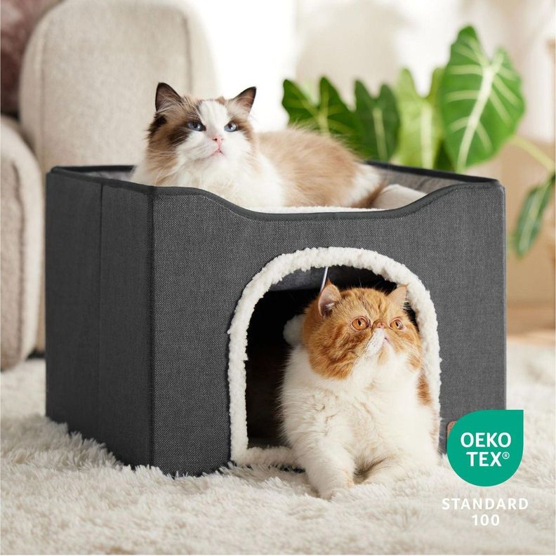 Cama Para Gatos Casa Plegable Gatos Perros Pequeños Norplat -1