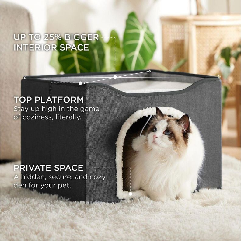 Cama Para Gatos Casa Plegable Gatos Perros Pequeños Norplat -2