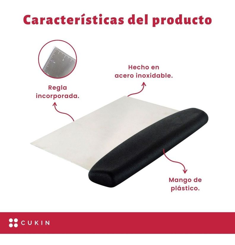 Scraper Para Masa Metálica Con Regla - Norplat-2