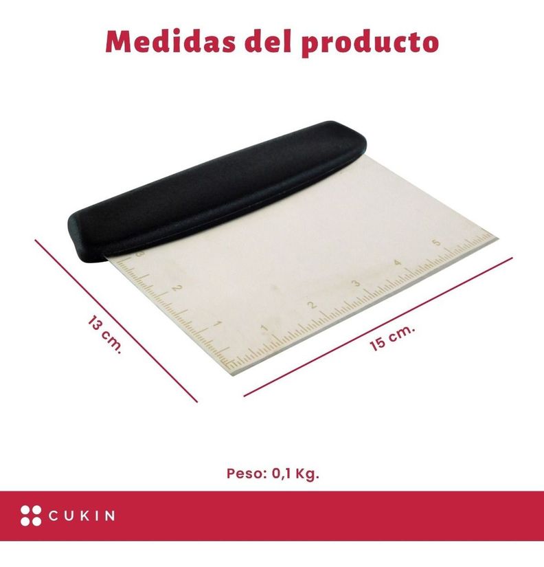 Scraper Para Masa Metálica Con Regla - Norplat-3