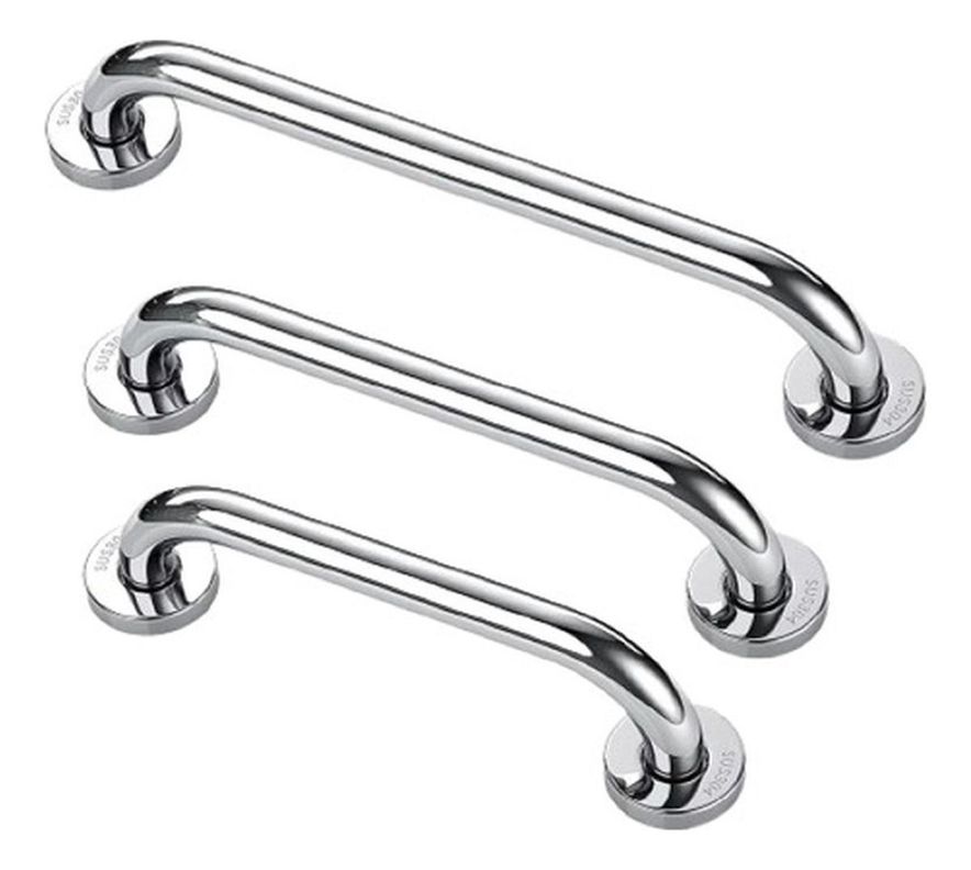 Pack 3 Manillas Barra De Seguridad Baño Wc Ducha - Norplat-0