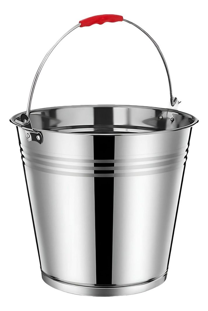 Hielera Cubetera Balde De Acero Para Botella Latas Hielo Bar - Norplat-0