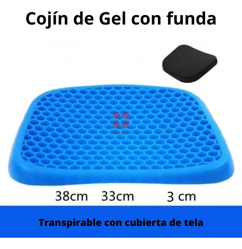 Cojin Silla Goma Gel Casa Auto Oficina Ergonómico - Norplat-2
