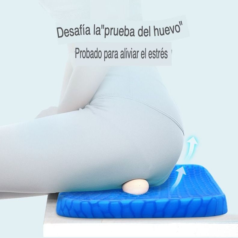 Cojin Silla Goma Gel Casa Auto Oficina Ergonómico - Norplat-6