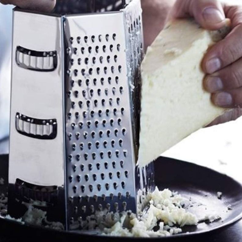 Rallador De Queso Verduras Frutas Hexagonal Acero - Norplat-1