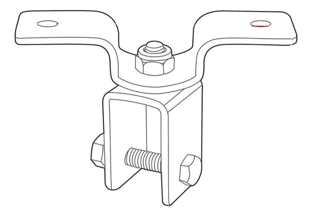Soporte Sacos Box Para Vigas De Madera Y Techo - Norplat-3