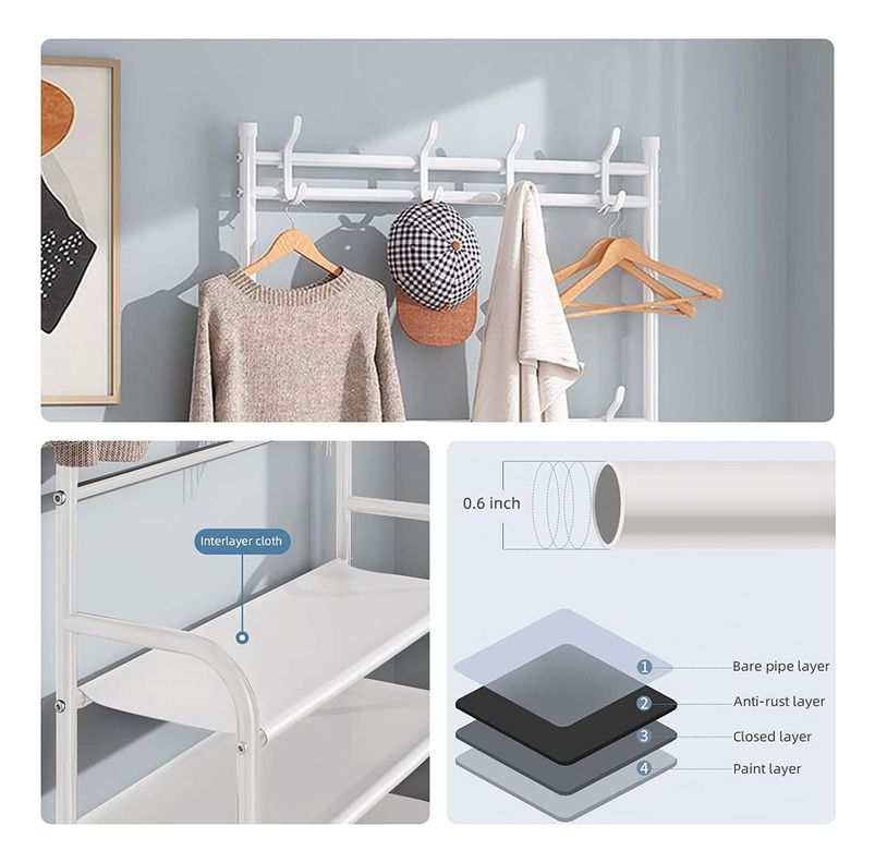 Organizador De Zapatos Colgador Perchero 5 Niveles - Norplat-4