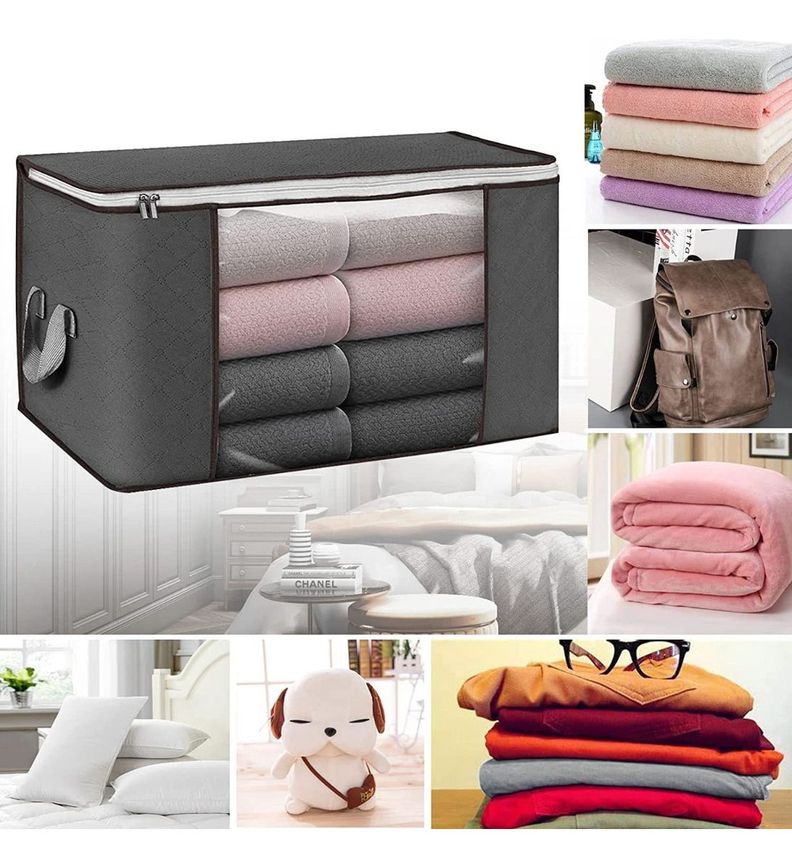 4 Unidades Organizador De Bolsas De Almacenamiento De Ropa - Norplat-5