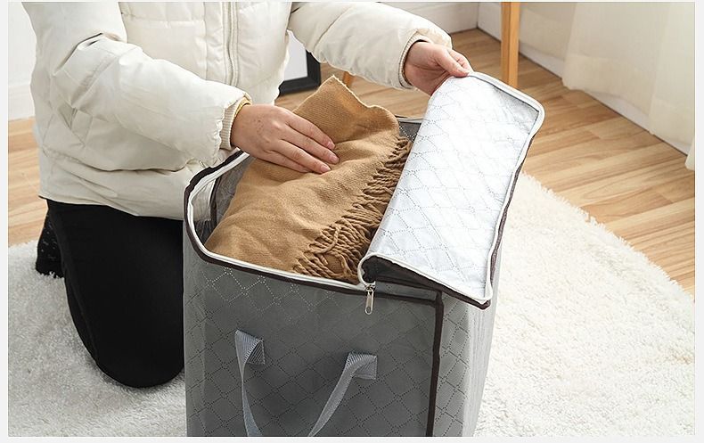 4 Unidades Organizador De Bolsas De Almacenamiento De Ropa - Norplat-7