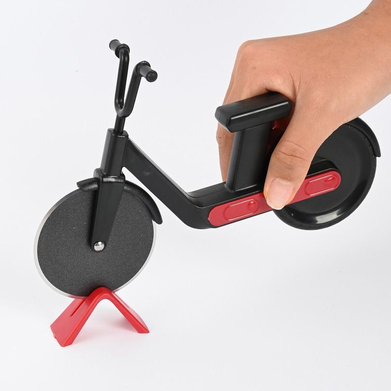 Cortador Pizza Ebike Chopper Creativo Vintage - Norplat-0