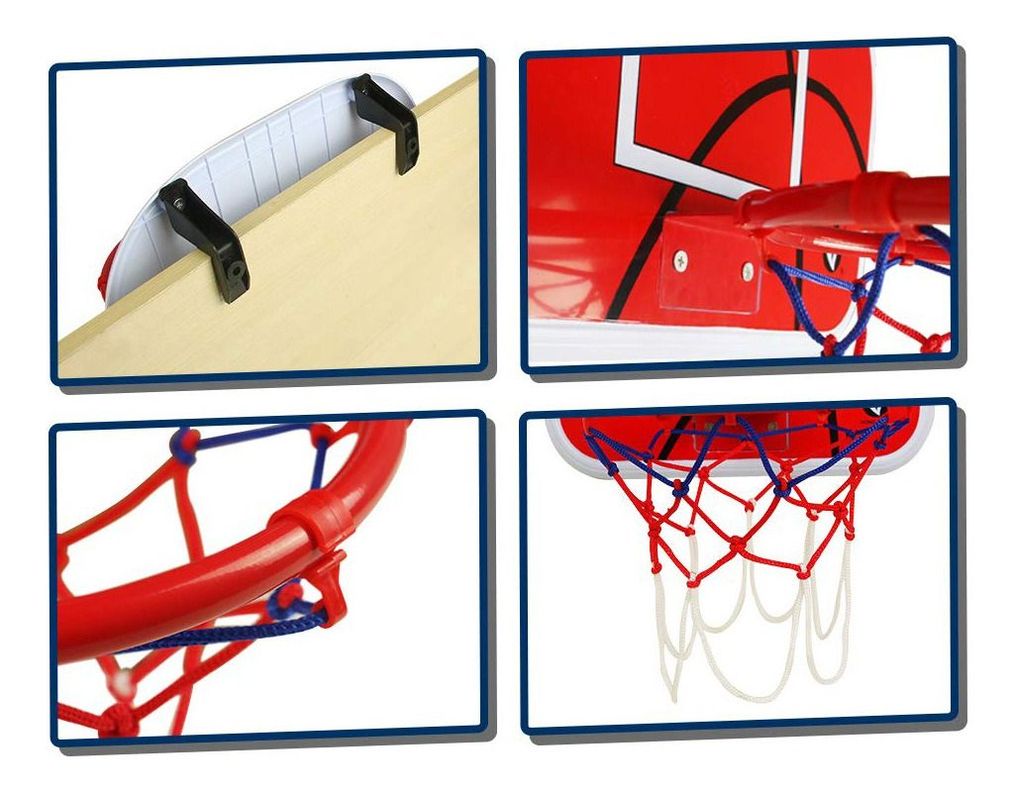 Aro Basketball Tablero Niño Deporte Juguete Inflador + Balón - Norplat-2