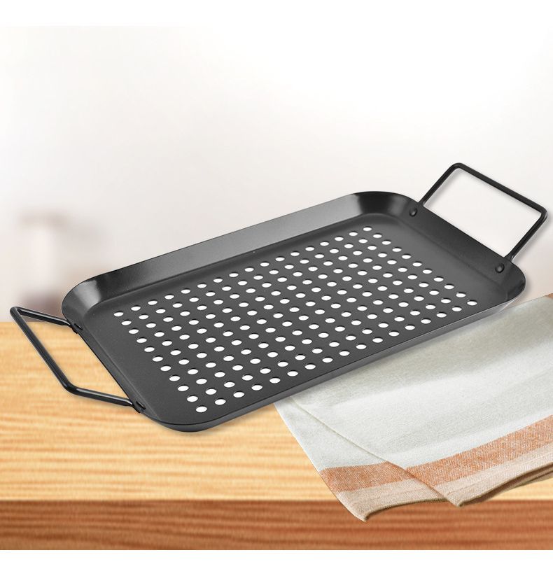 Plancha Grill Bandeja Asado Cocina Verduras Pescado Norplat-5