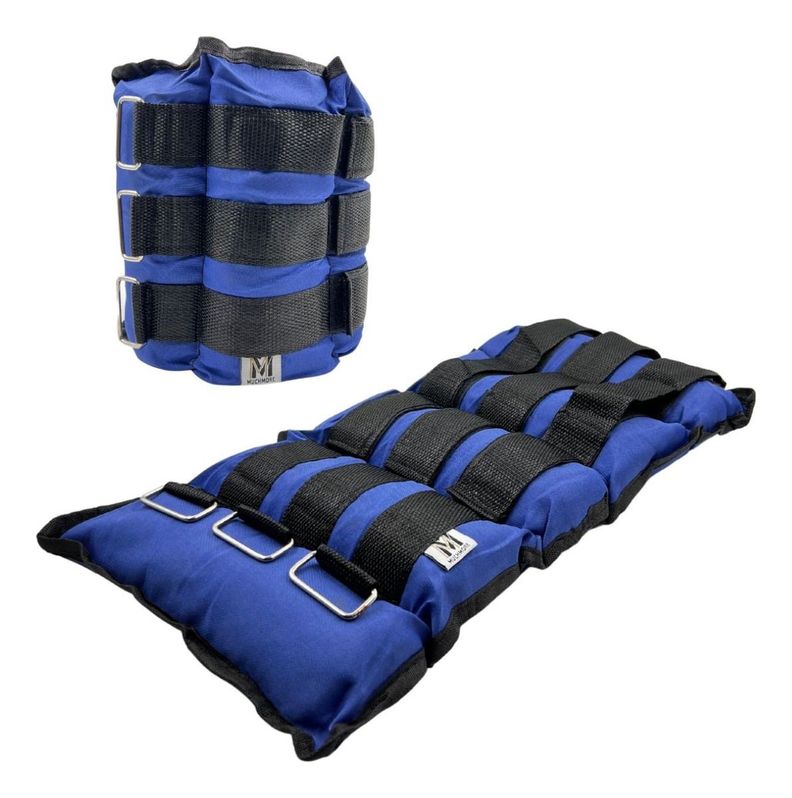 Set 2 Pesas Tobilleras Muñequeras 5 Kg C/u (10kg) - Norplat-3