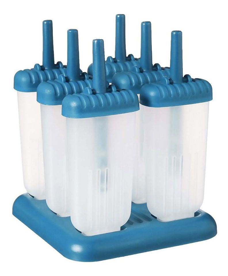 Set De 6 Moldes Para Hacer Paletas Heladas - Norplat-0