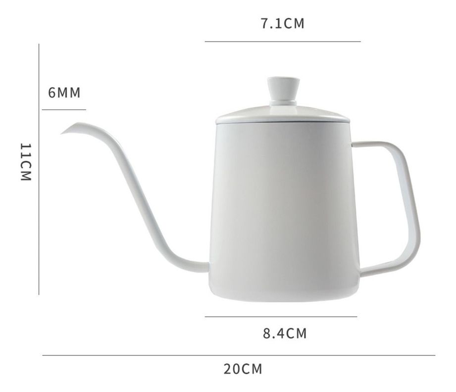 Tetera Cuello Cisne Negra 350 Ml Café Te De Acero Inoxidable - Norplat-1