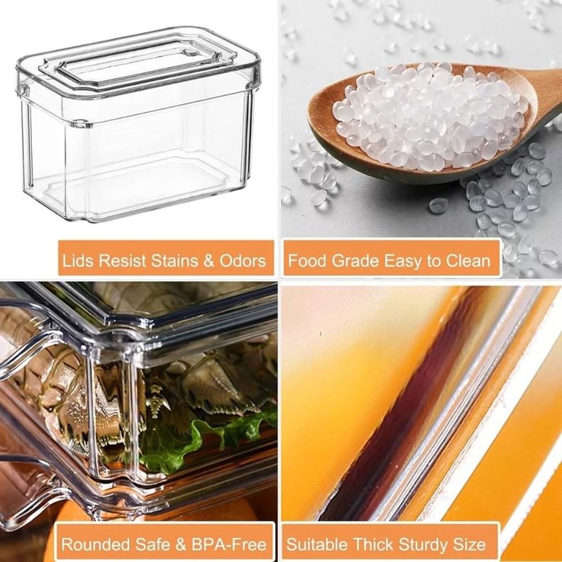 Organizador Refrigerador Set 7 Contenedores Con Tapa - Norplat-9