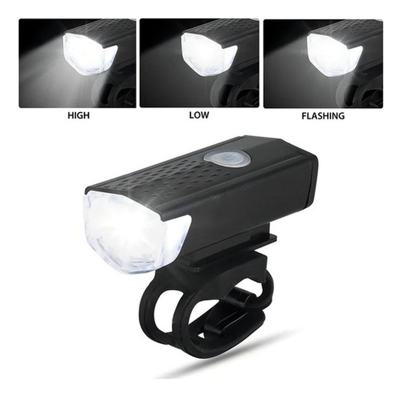 Pack 2 Luces Led Bicicleta Usb Trasera Y Delantera - Norplat-5