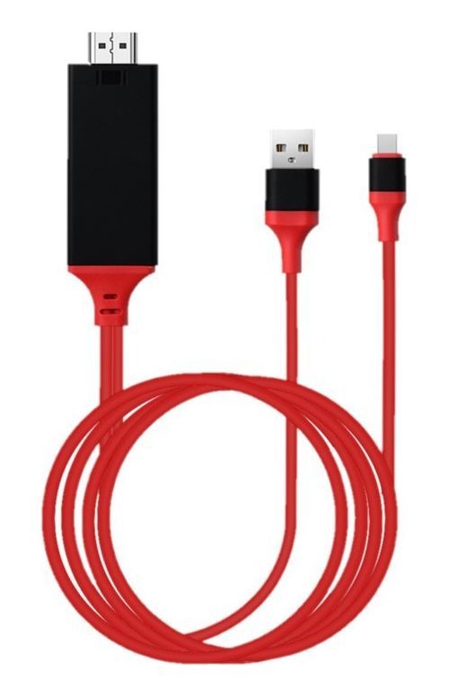 Cable Hdmi Tipo C Usb 3.1 Compatible Emui Mac Samsung Huawei - Norplat-0