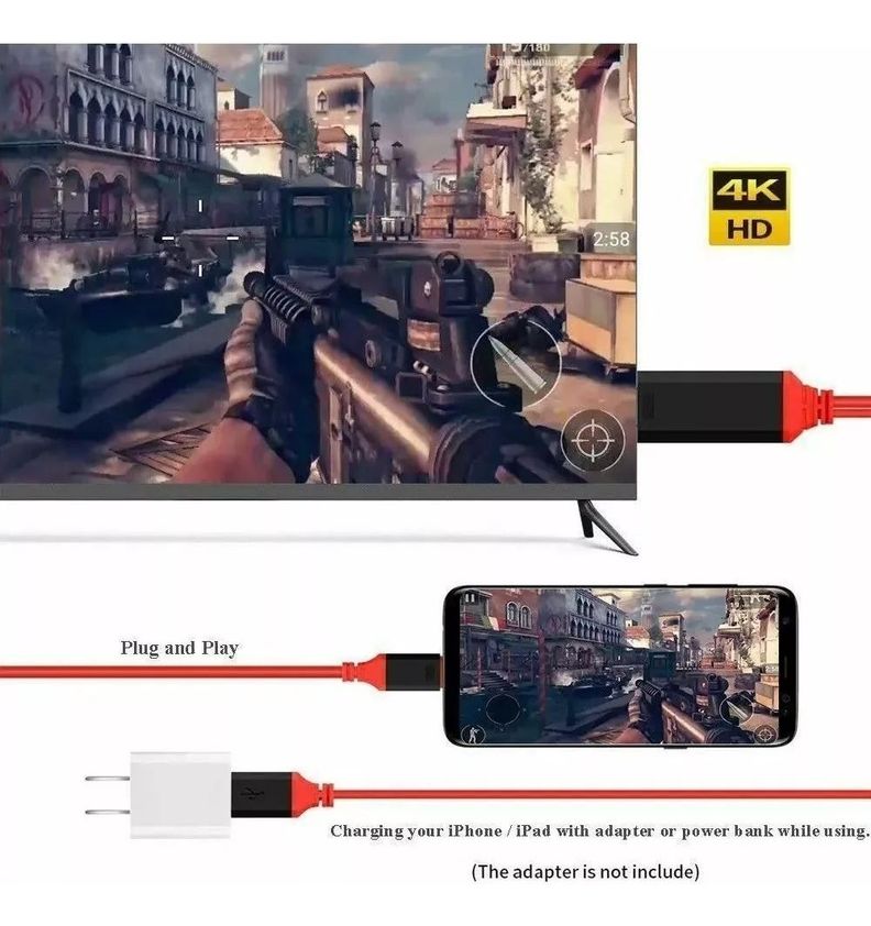 Cable Hdmi Tipo C Usb 3.1 Compatible Emui Mac Samsung Huawei - Norplat-6