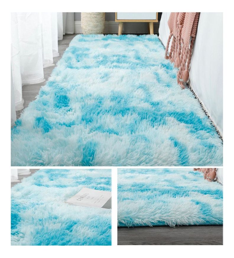 Alfombra Bajada De Cama Peluda 160x60cm 3cm Suave - Norplat-2