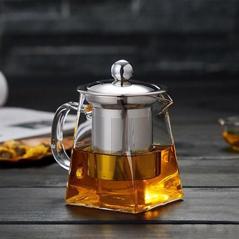 Tetera Para Preparar Te Para Infusiones De Vidrio - Norplat-1