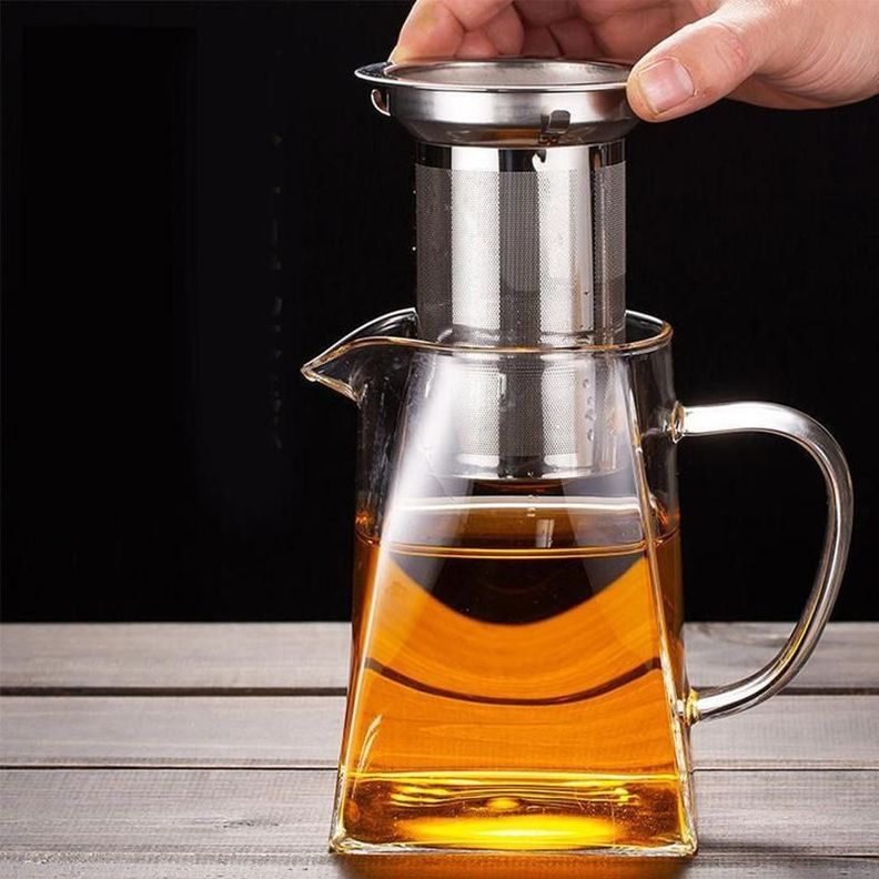 Tetera Para Preparar Te Para Infusiones De Vidrio - Norplat-2