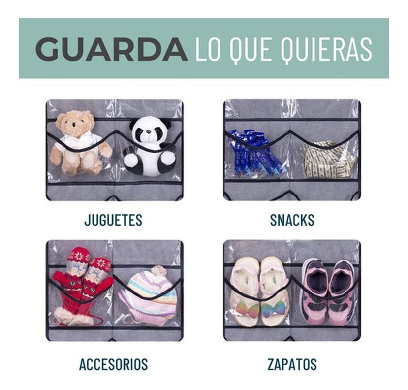 Organizador Gorras Gorros Jockey Detrás De Puerta - Norplat-2