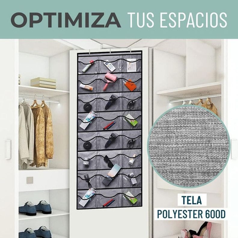 Organizador Gorras Gorros Jockey Detrás De Puerta - Norplat-4