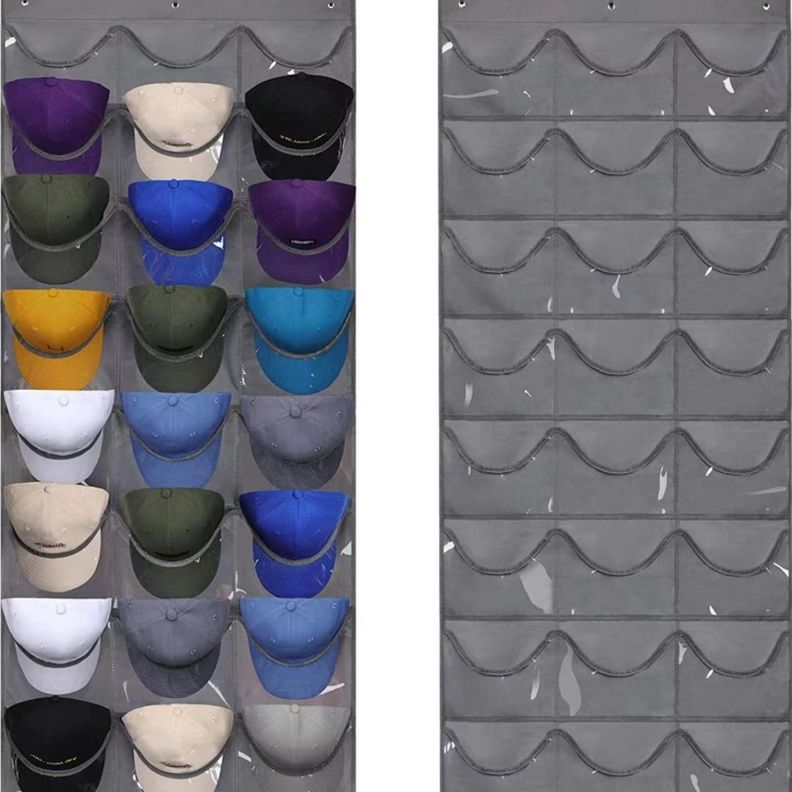 Organizador Gorras Gorros Jockey Detrás De Puerta - Norplat-6