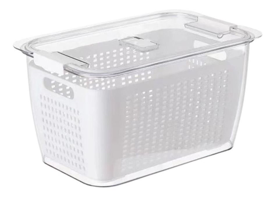 Caja Organizadora Con Cesta Refrigerador Despensa 1.7 Lt - Norplat-0
