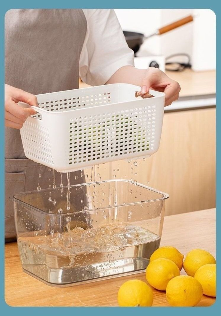Caja Organizadora Con Cesta Refrigerador Despensa 1.7 Lt - Norplat-6