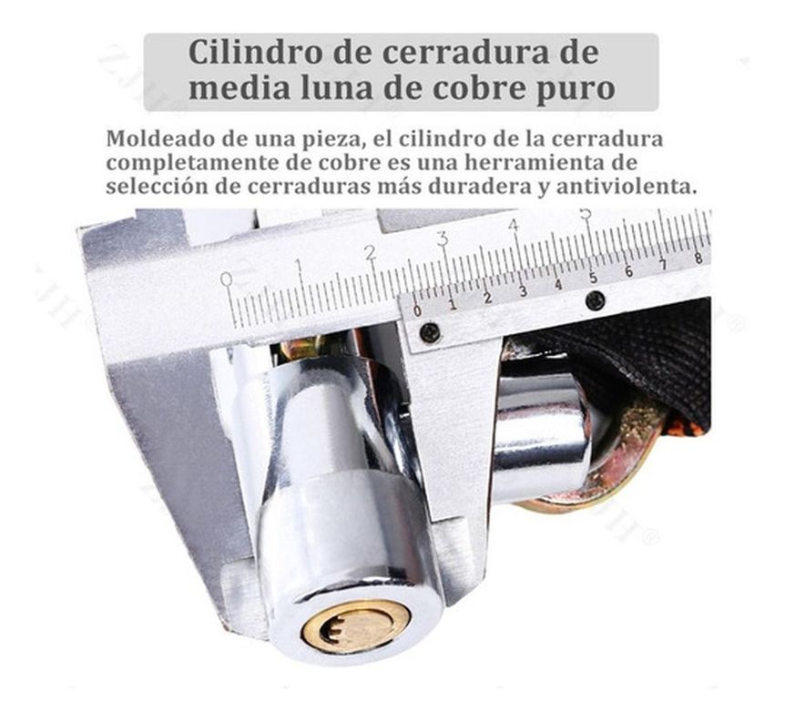 Candado Bicicleta Con Cadena Acero Cobertor Textil Norplat-6