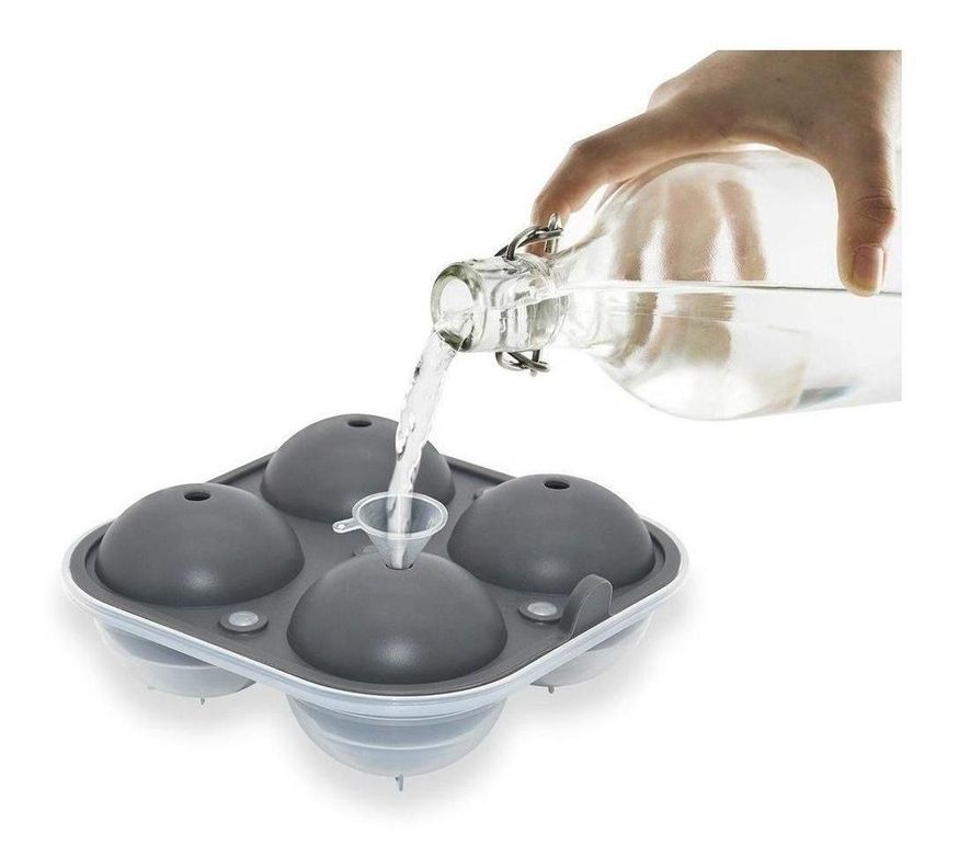 Molde De Silicona Para Bolas De Hielo 6 Cm - Norplat-3