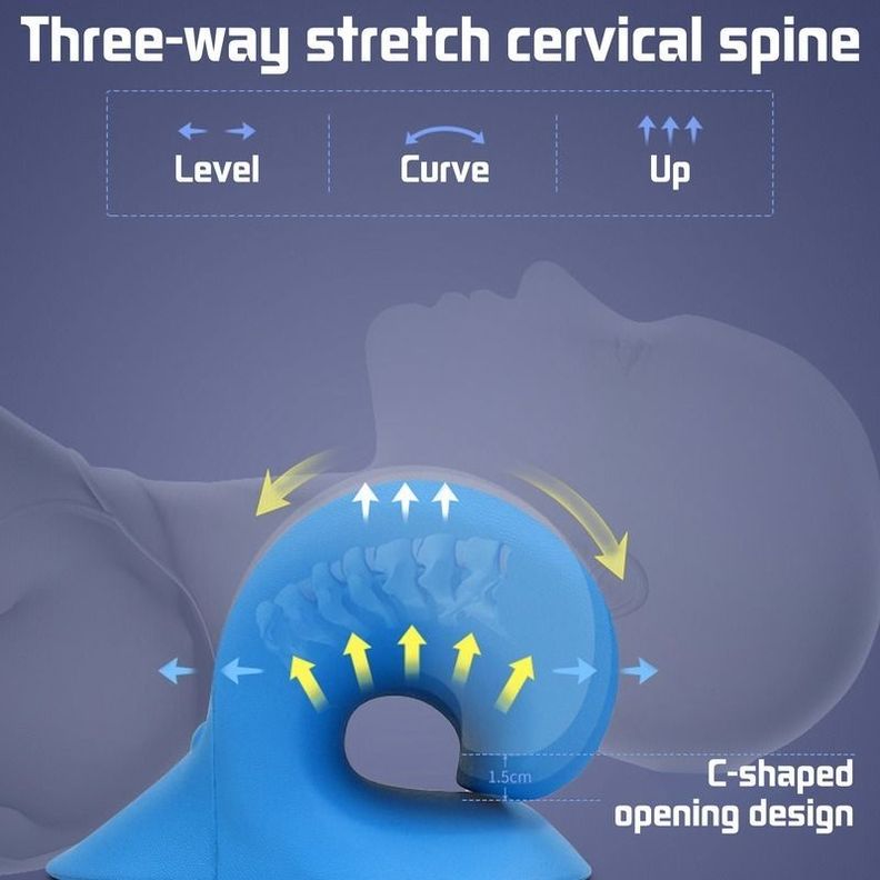 Almohada Terapéutica De Tracción Cervical Cuello - Norplat-3