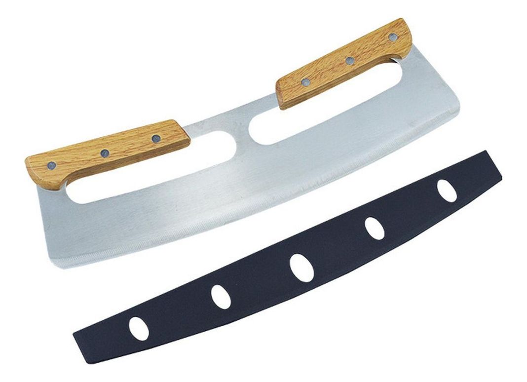 Cortador Pizza Profesional Doble Mango 35 Cm Premium Norplat-6