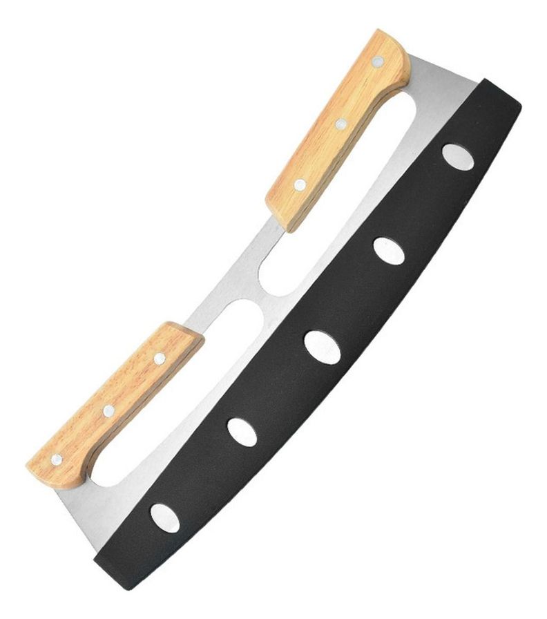 Cortador Pizza Profesional Doble Mango 35 Cm Premium Norplat-7