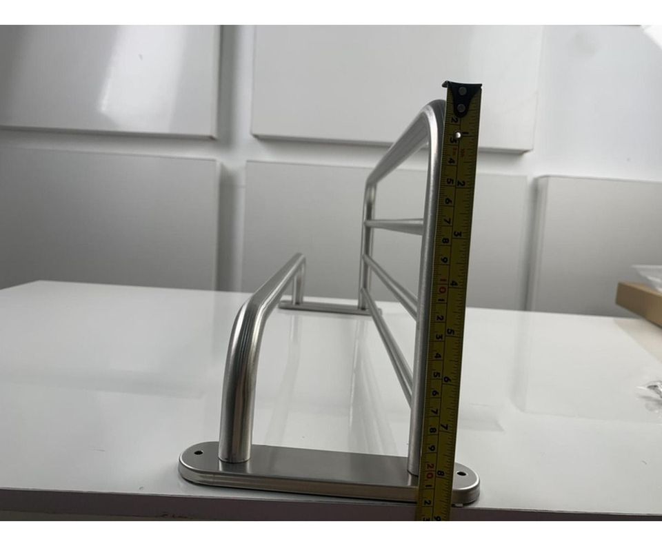 Bandeja Portatoalla Acero Inox Cepillado Toallero - Norplat -5