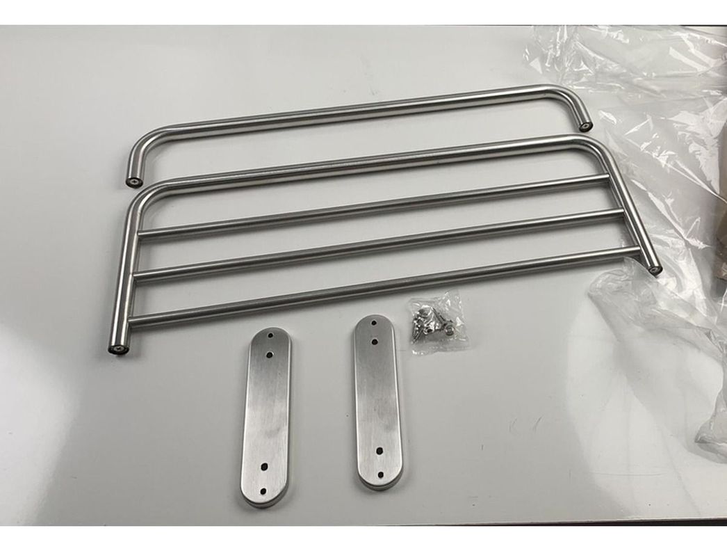 Bandeja Portatoalla Acero Inox Cepillado Toallero - Norplat -6
