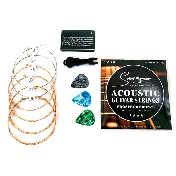 Cuerdas Guitarra Acústica Fosforo/ Bronce 010-048-1