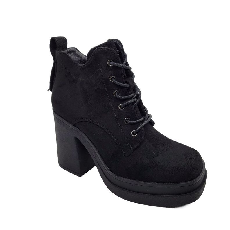 BOTINES BOTELI GAMUZA BLACK N07-0