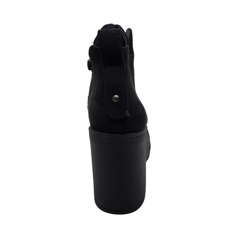 BOTINES BOTELI GAMUZA BLACK N07-1