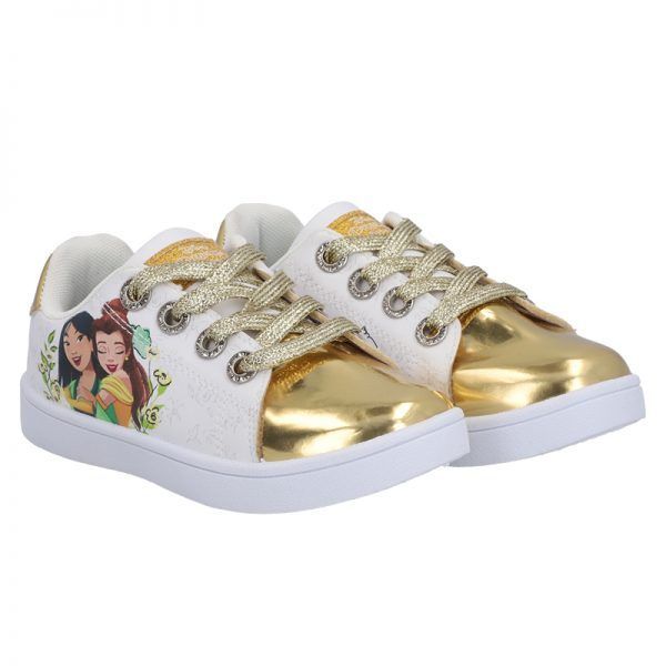 Zapatila Sportzone Pu Blanco/Dorado Princess Niñas PRICFW22-2