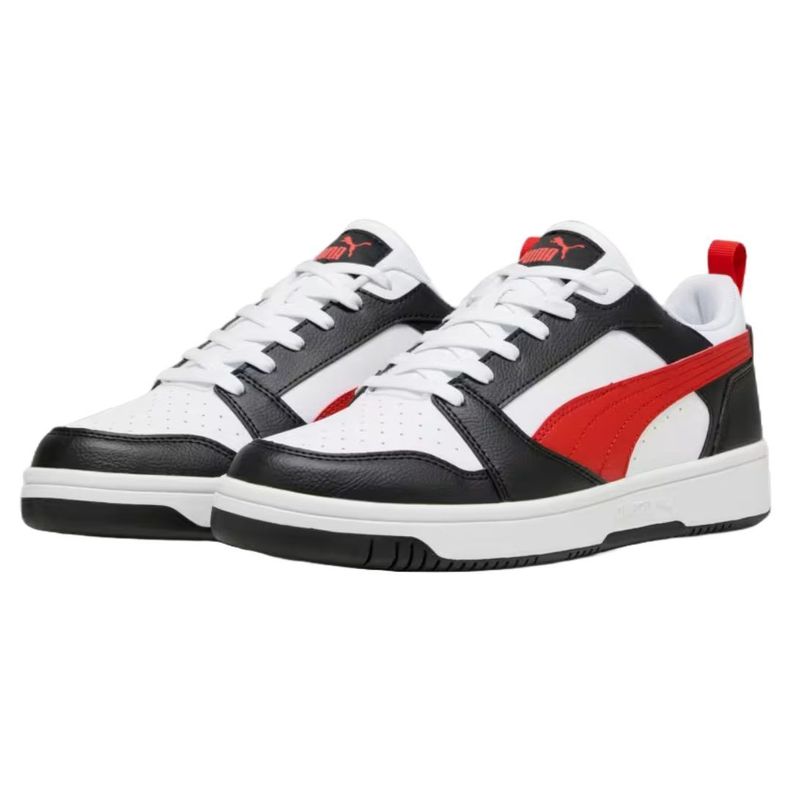 ZAPATILLAS PUMA REBOUND V6 LOW ROJO/NEGRO/BLANCO | 392328 0-3