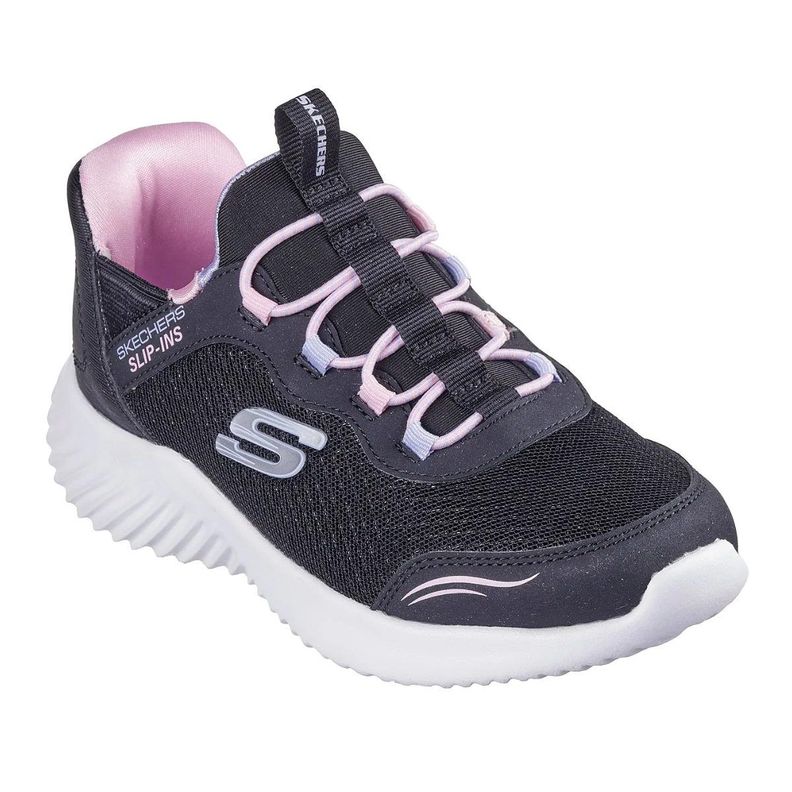 ZAPATILLAS SKECHERS SLIP INS BOUNDER INFANTIL 303585L-BLK-0