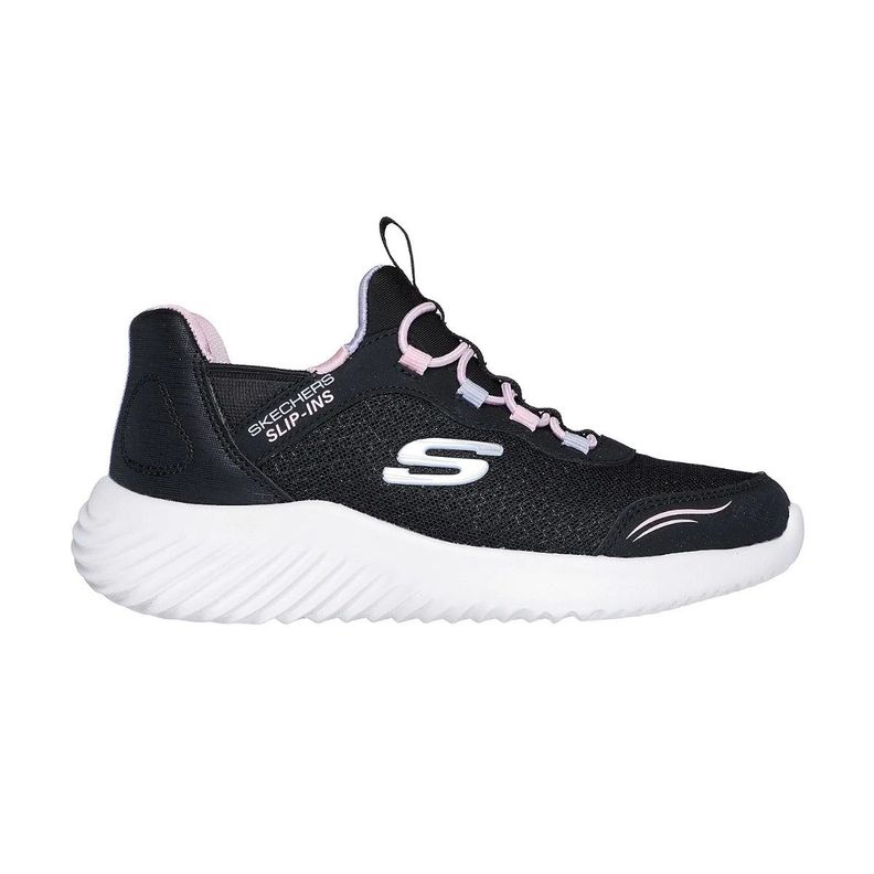 ZAPATILLAS SKECHERS SLIP INS BOUNDER INFANTIL 303585L-BLK-4