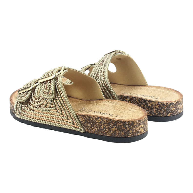 SANDALIAS CHALADA DORADAS (MUJER) | 13-DACIA-4-3