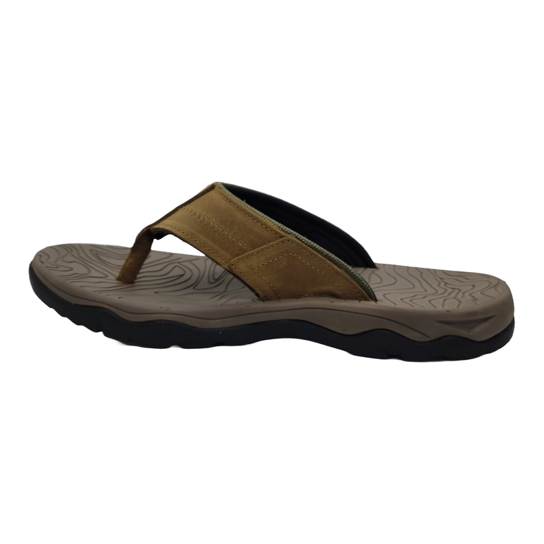 SANDALIAS LONDON DE CUERO CAFÉ CLARO | 9532-2